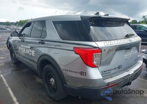 2021 Ford Police Interceptor z USA, uszkodzony, nr VIN 1FM5K8AB2MGA41818